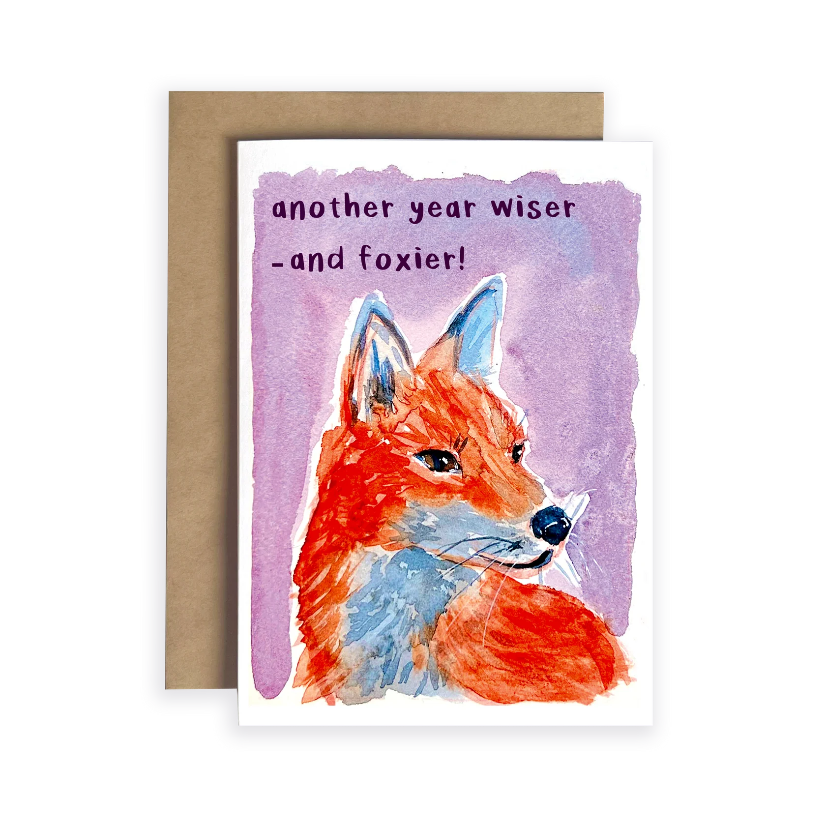 Foxy Birthday Card