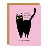 Crossed Path Valentine Card