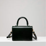 Turn-loc Mini Satchel - Hunter Green