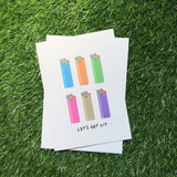 Get Lit Greeting Card