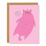 Congrats Indifferent Kitty Card