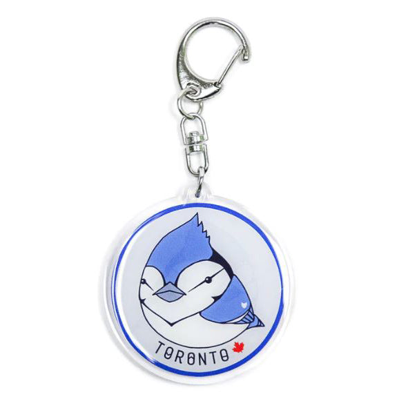 Toronto Jay Keychain – Uppdoo Design Studio