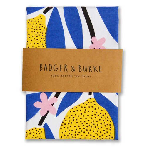Lemon Branches Tea Towel