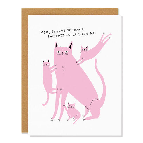 Mom Patient Cat Card