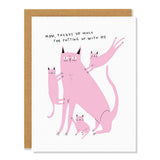 Mom Patient Cat Card