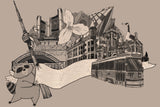 Toronto Collage Postcard