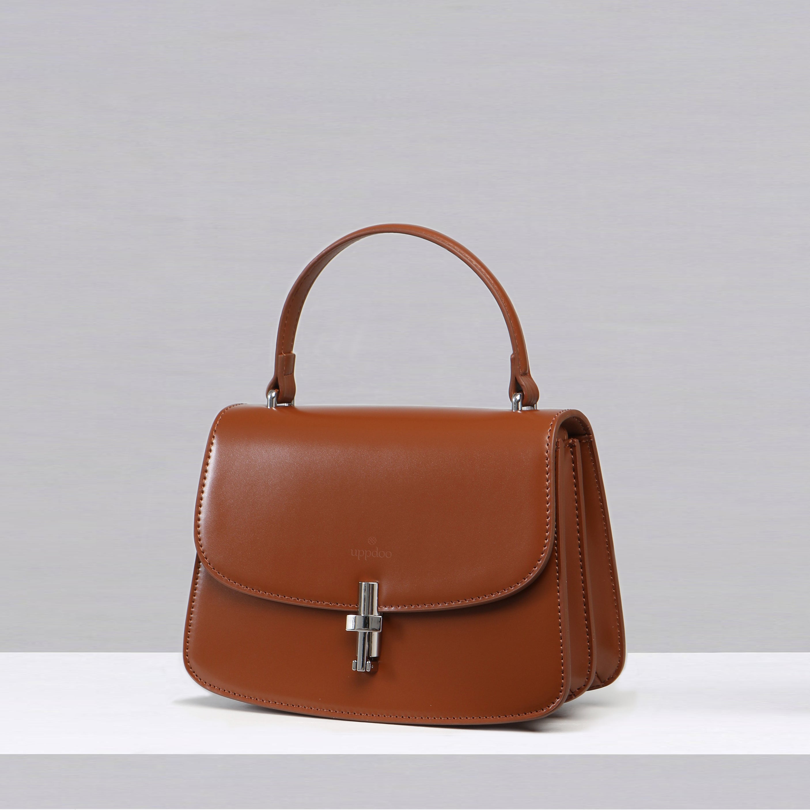 Aura Top-handle Satchel - Caramel
