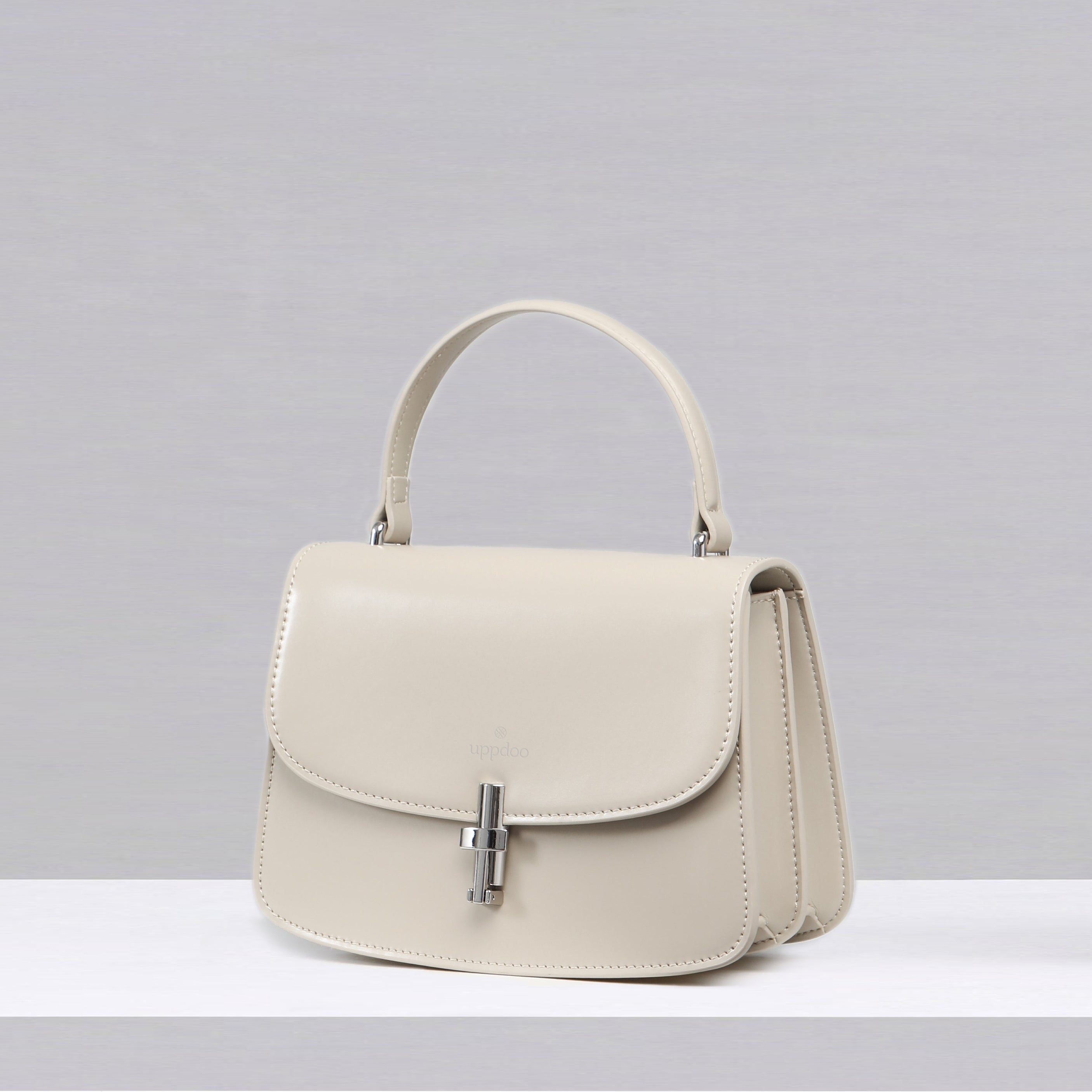 Aura Top-handle Satchel - Ivory