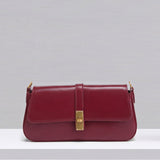 Aura Clutch Crossbody - Bordeaux