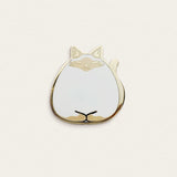 Sleepy Kitty (Siamese) Pin