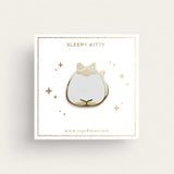 Sleepy Kitty (Siamese) Pin