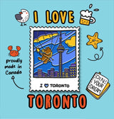 Toronto Night Stamp Pin