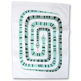 Twin Snakes Tea Towel