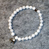 Beth + Olivia - SILVER ELEPHANT HOWLITE BRACELET