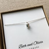 Beth + Olivia - Acorn Necklace Silver
