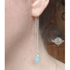 SkyGem Designs - Gemstone Drop Earrings (Aquamarine)