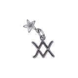 Beth & Olivia Zodiac Charm Silver