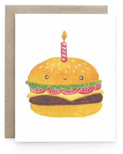 Birthday Burger Card