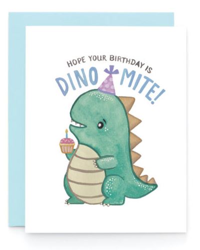 Art+Soul - Birthday Dino Card