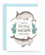 Birthday Narwhal Card