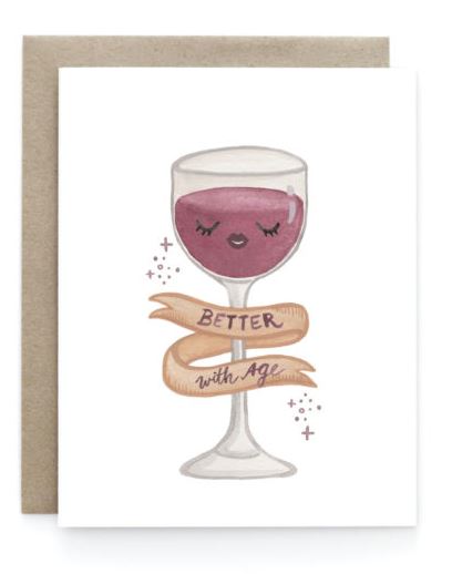 Art+Soul - Birthday Wine Card