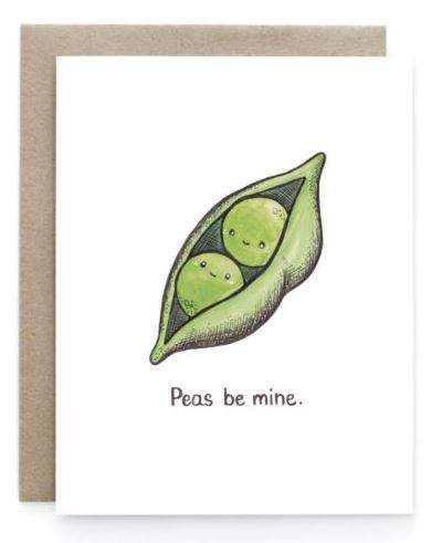 Art+Soul - Peas Be Mine Card