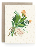 Floral Sympathy Card