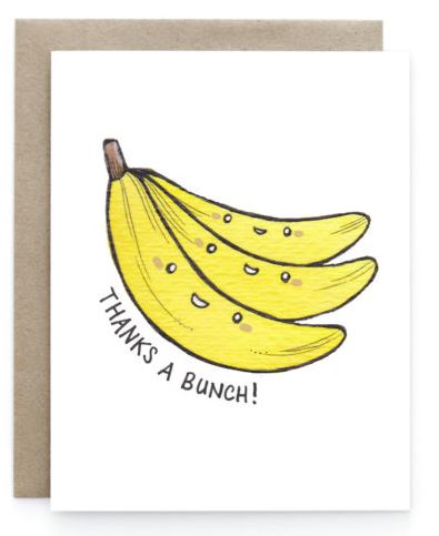 Art+Soul - Thank You Banana Card