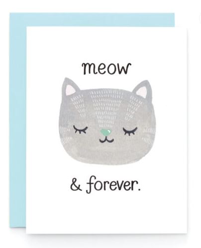 Meow & Forever Card