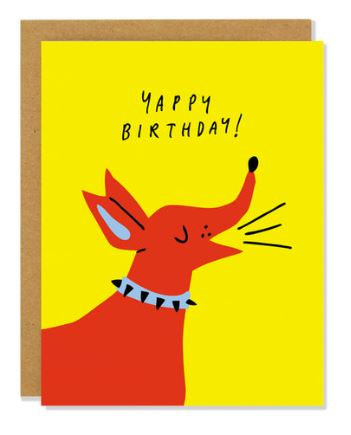 Yappy Birthday Card