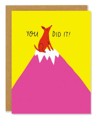 Congrats You Did It Card