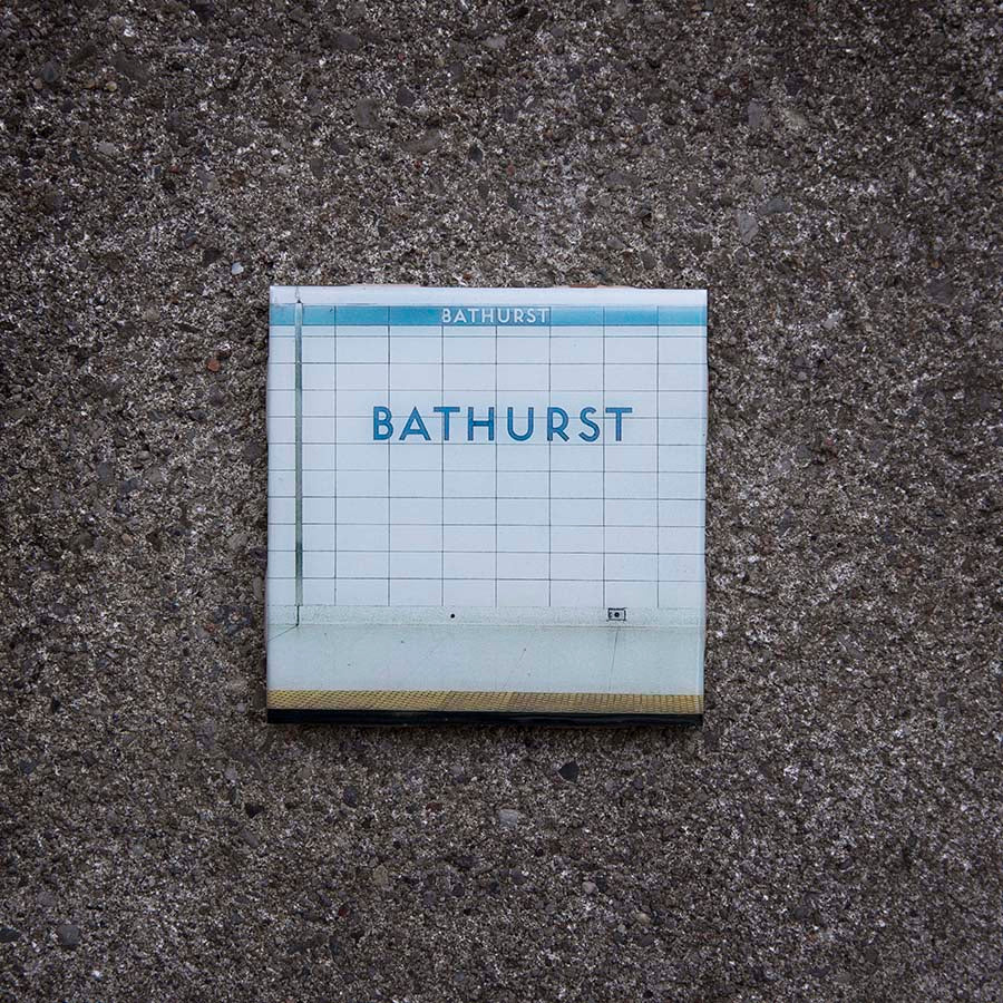Resurfaced - Bathurst Station Tile Coaster