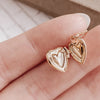 Beth + Olivia - Heart Locket Necklace Gold