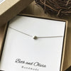 Beth + Olivia - Mini Heart Necklace Silver