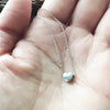 Beth + Olivia - Mini Heart Necklace Silver