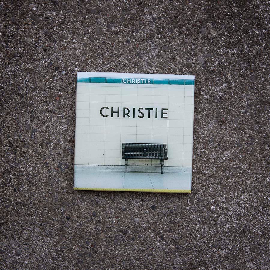 Resurfaced - Christie Station Tile Coaster