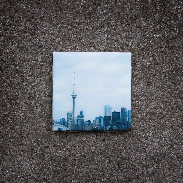 Resurfaced - Toronto Skyline Tile Coaster