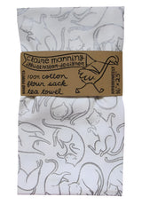 Cats Floating Tea Towel