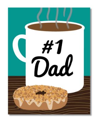 #1 Dad Card