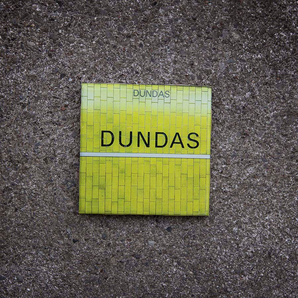 Resurfaced - Dundas Station Tile Coaster