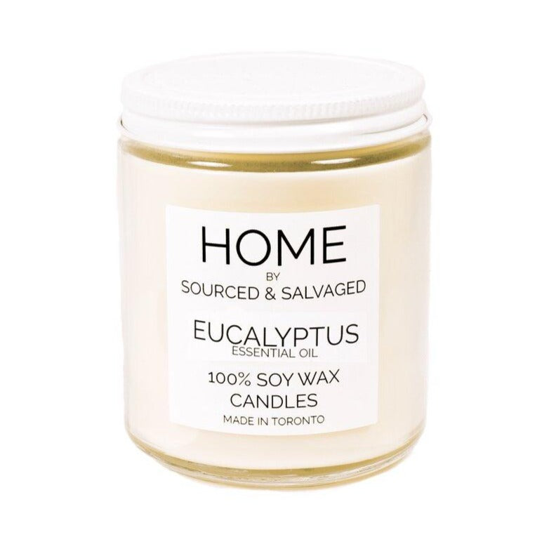 Sourced and Salvaged Soy Candle - Eucalyptus
