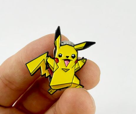 Origami Pikachu Enamel Pin