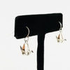 Sterling Silver Origami Crane Earrings