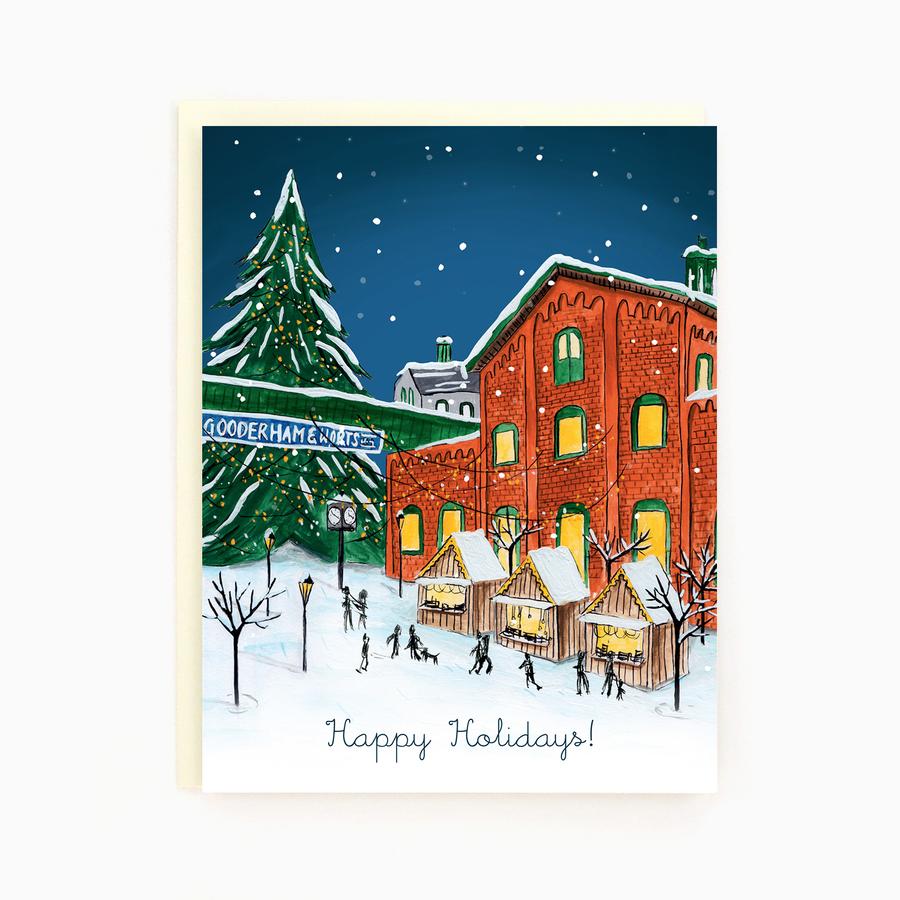 Holiday Toronto Distillery District Card