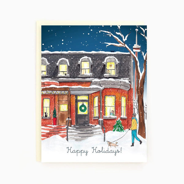 Paperhood - Toronto Draper St. Holiday Card