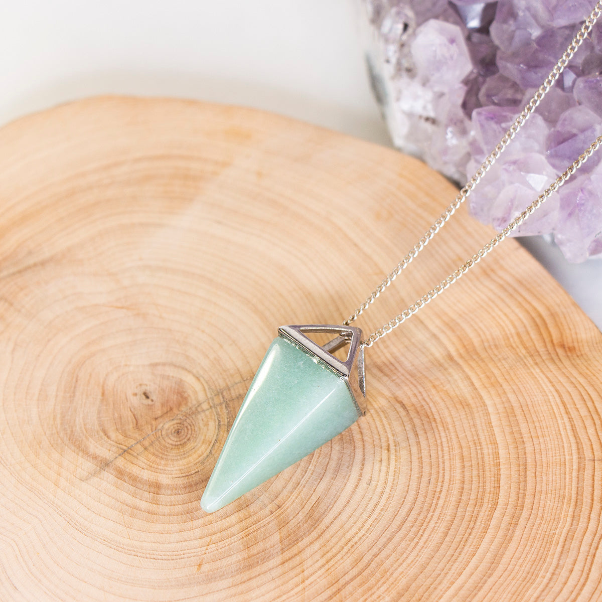 Emily Thai - Geo Drop Gemstone Necklace