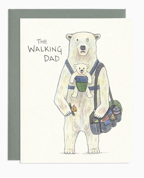 The Walking Dad Card