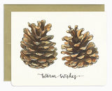 Holiday Pinecones Card