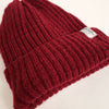 Uppdoo Studio - Wool Blended Beanie Toque Hat (Maroon)