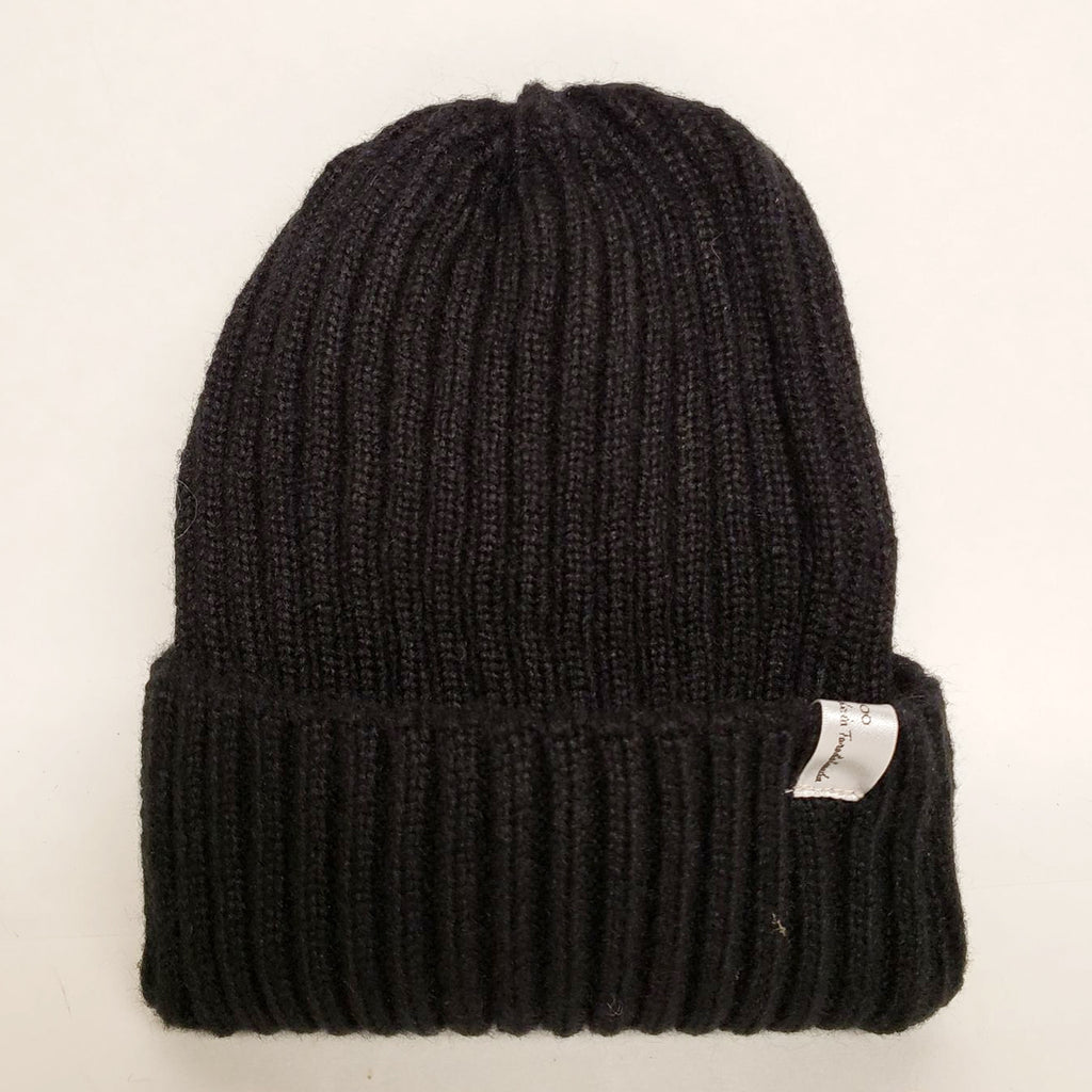 Uppdoo Studio - Wool Blended Beanie Toque Hat (Black)